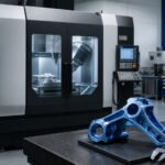 5軸加工による試作で多工程一体化を検討する精密加工設備と金属部品5軸加工による試作で多工程一体化を検討する精密加工設備と金属部品